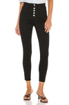 J Brand Lillie High Waist Crop Skinny Jeans In Vesper Noir