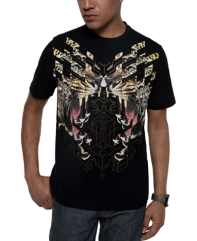 Sean John Men's Roaring Fury Tee In Jet Black