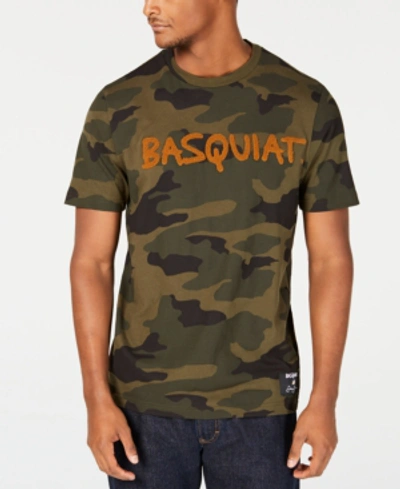 Sean John Men's Basquiat Signature Tee In Jet Black