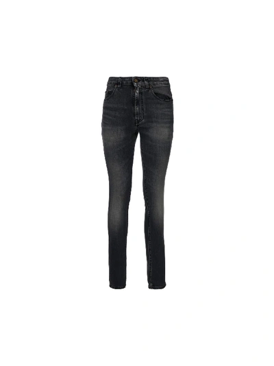 Saint Laurent Jeans In Grey Black