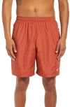 Nike Nrg Flash Athletic Shorts In Firewood Orange