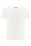 Stone Island Shadow Project Graphic-print Crew-neck T-shirt In White,black
