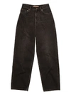 ACNE STUDIOS CROPPED 1993 VINTAGE JEANS, BLACK,A00217