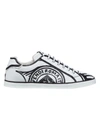 FENDI X JOSHUA VIDES BLACK AND WHITE SNEAKERS,7E1389 ABOJ