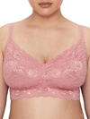 Cosabella Plus Size Never Say Never Sweetie Bralette In Pink Terracotta