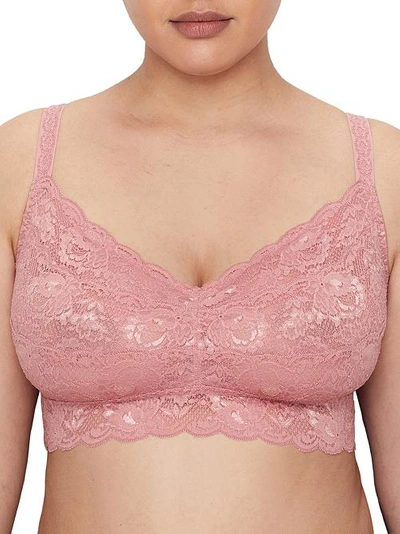 Cosabella Plus Size Never Say Never Sweetie Bralette In Pink Terracotta