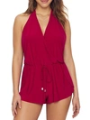 Magicsuit Bianca Romper Women's Swimsuit In Vamp
