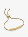 MONICA VINADER MONICA VINADER WOMENS GOLD HAVANA 18CT YELLOW GOLD-VERMEIL WOVEN FRIENDSHIP BRACELET,40804791