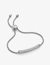 Monica Vinader Silver Havana Mini Chain Friendship Bracelet In Silver