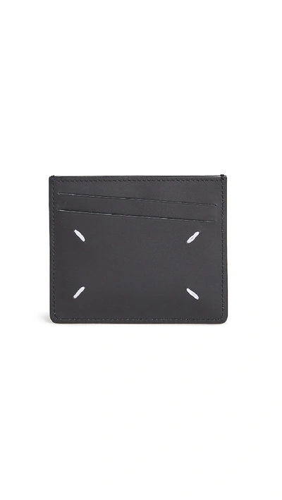 Maison Margiela Shooting Card Holder In Black