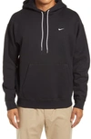 Nike Lab Cotton Blend Sweatshirt Hoodie In Black/ White/ White
