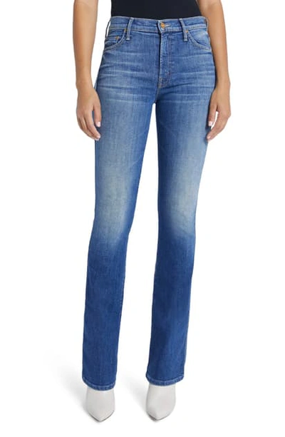 Mother The Double Insider High Waist Bootcut Jeans In Fruit Carts