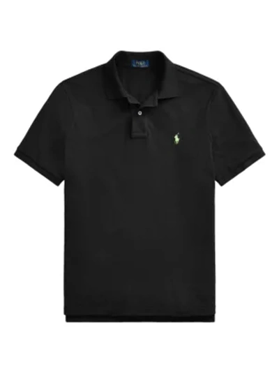 Polo Ralph Lauren Classic-fit Basic Mesh Polo In Polo Black