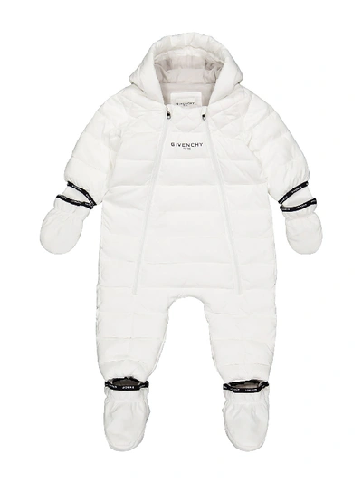 Givenchy Babies' Kids Snowsuit For For Boys And For Girls In White