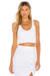 THE RANGE WAVE RIB BAND CROP TOP,THRA-WS32