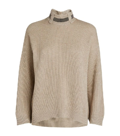 Brunello Cucinelli Bead-trim Sweater