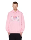 DOUBLET PINK COTTON HOODIE,20AW35CS165/PINK