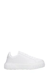 CASADEI SNEAKERS IN WHITE LEATHER,11474931