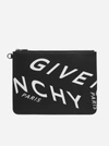 GIVENCHY Logo leather pouch