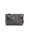 SAINT LAURENT Mini Loulou Puffer Leather Crossbody Bag