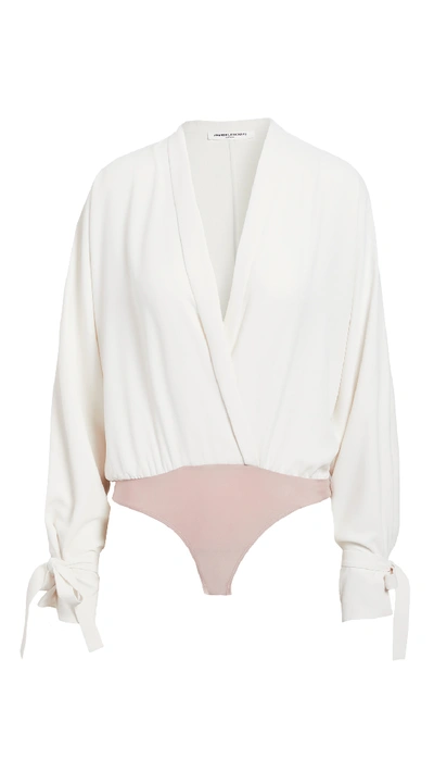 Amanda Uprichard Blakeley Bodysuit In Ivory