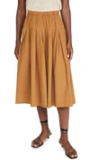 ALEX MILL PAPER COTTON SKIRT