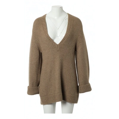 Pre-owned Khaite Beige Cashmere Knitwear