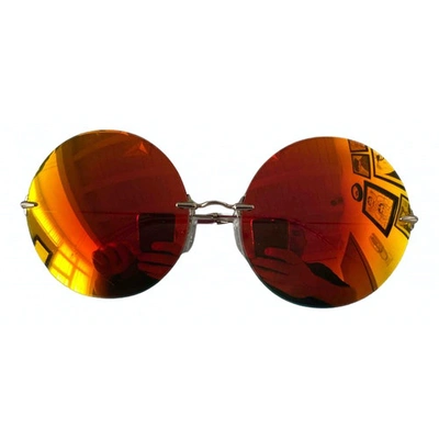 Pre-owned Christopher Kane Gold Metal Sunglasses