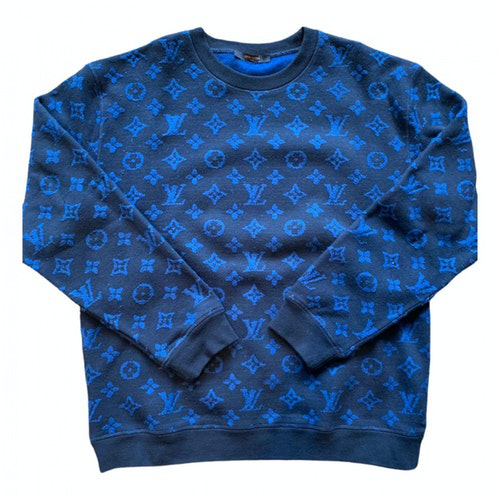Pre-Owned Louis Vuitton Blue Wool Knitwear & Sweatshirts | ModeSens