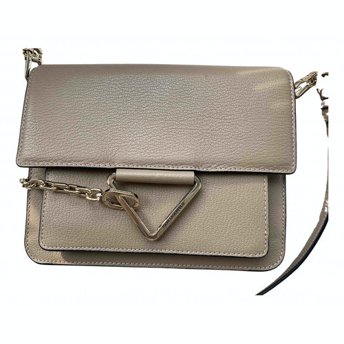 Pre-Owned Karl Lagerfeld Beige Leather Handbag | ModeSens