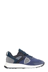 PHILIPPE MODEL ROYALE SNEAKERS IN BLUE SYNTHETIC FIBERS,11474965