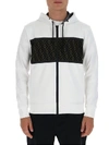 FENDI FENDI FF MOTIF ZIPPED HOODIE