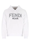 FENDI FENDI LOGO HOODED SWEATSHIRT