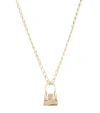 Jacquemus Gold Le Papier 'le Collier Chiquito' Necklace In Gold