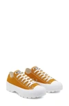 Converse Chuck Taylor All Star Lugged Low Top Sneaker In Saffron Yellow/white/white