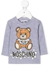 MOSCHINO PUZZLE TEDDY印花套头衫