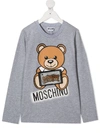 MOSCHINO TEDDY BEAR 印花T恤