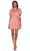 ALICE AND OLIVIA MINA PLEATED SLEEVE DRESS,ALI-WD787