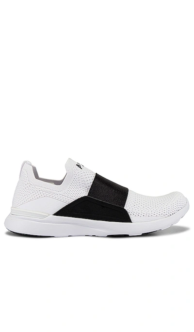 Apl Athletic Propulsion Labs Techloom Bliss Sneakers In White & Black Strap