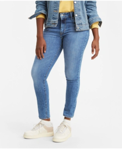 Levi's Women's 721 High-rise Stretch Skinny Jeans In Lapis Air