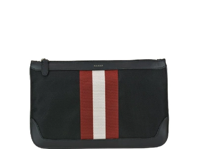 Bally Cayard Clutch Bag In Black