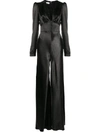 PHILOSOPHY DI LORENZO SERAFINI FLARED-LEG V-NECK JUMPSUIT