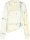 COLLINA STRADA CHECK-PRINT EMBELLISHED-DETAIL HOODIE