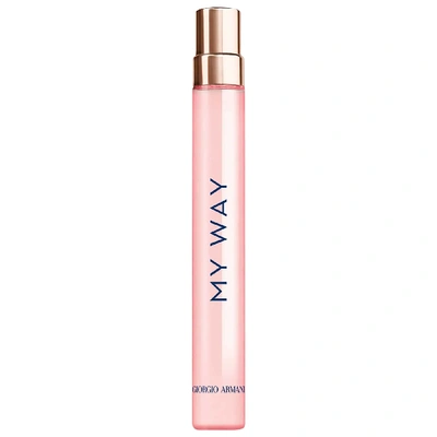 Armani Collezioni My Way Eau De Parfum Travel Spray 0.34 oz/ 10 ml Eau De Parfum Spray