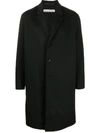Acne Studios Double-faced Single-breasted Coat In Double-faced Wool Coat