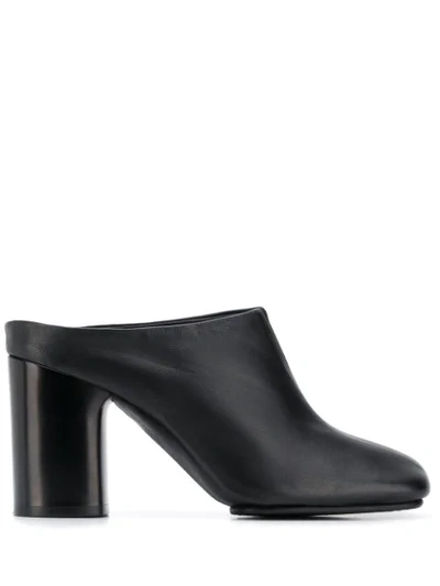 Acne Studios Women's Bathy Square-toe Leather Mules