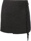 P.A.R.O.S.H FRINGED MINI SKIRT