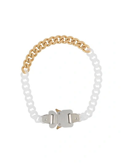 Alyx Two-tone Chain-link Necklace In White