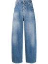 MM6 MAISON MARGIELA HIGH RISE TAPERED JEANS