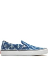 VANS X SUPREME SLIP-ON PRO "BLUE HOLE PUNCH DENIM" SNEAKERS